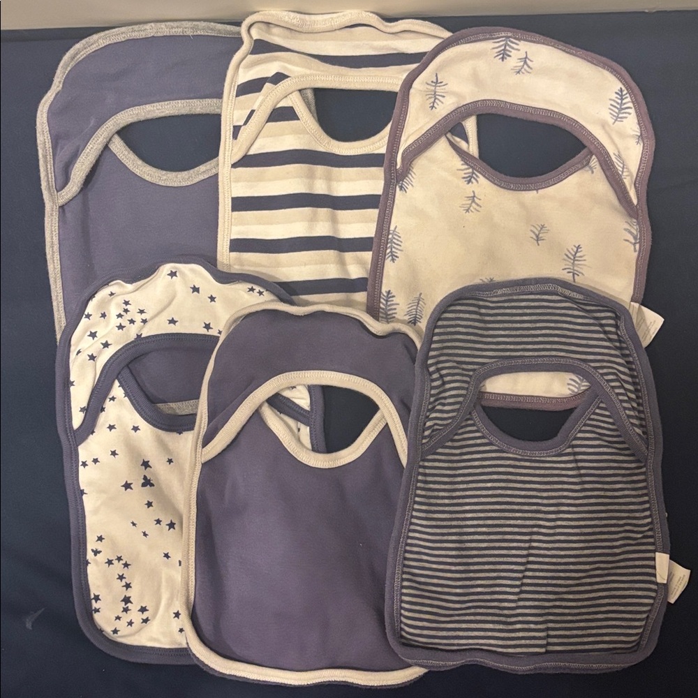 Burt’s Bees Baby Set of 5 (and one free!) Baby Bibs